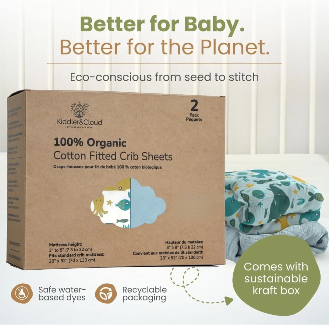 Ocean Friends – Crib Sheets