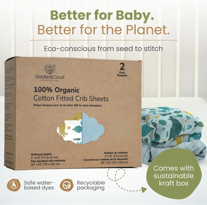 Ocean Friends – Crib Sheets