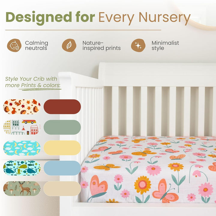 Wildflower Bloom – Crib Sheets
