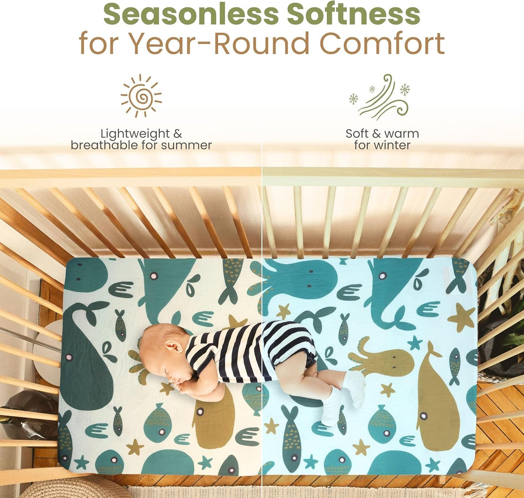 Ocean Friends – Crib Sheets